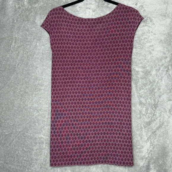 Covington XL Tank Top Shirt Purple Geometric Sleeveless Round Neck Sheer Stretch - Picture 5 of 7